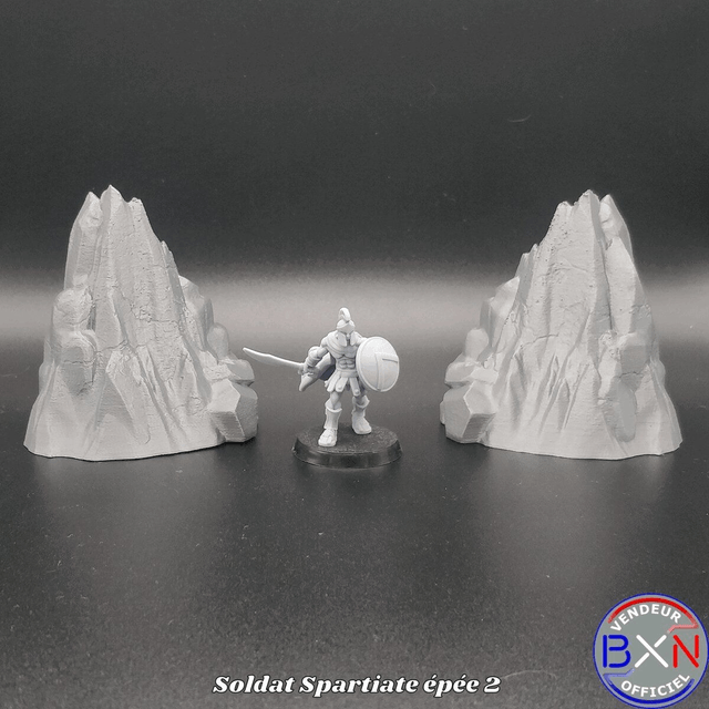 Les guerriers Spartiates : Pack 04 - Jeu de role - RPG - Miniature