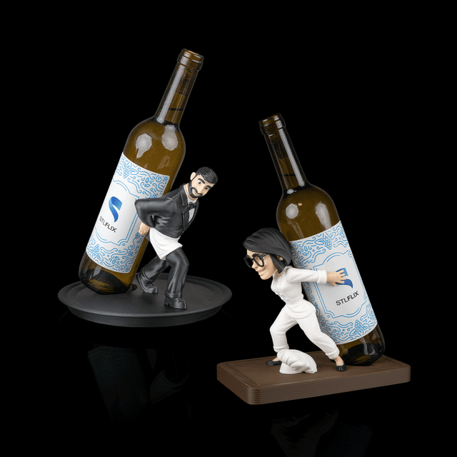 Mini-moi support bouteille de vin