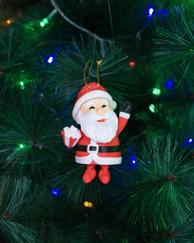 Décoration de sapin : personnages de Noël