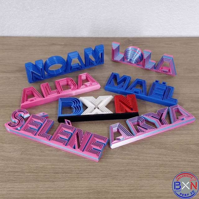 Texte articulé personalisable