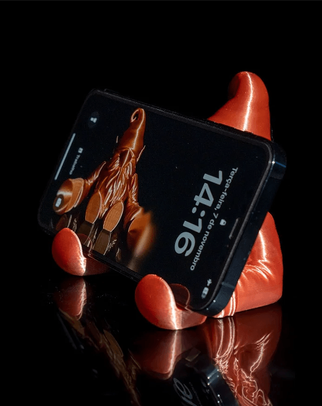 Gnome de Noël - Support de téléphone