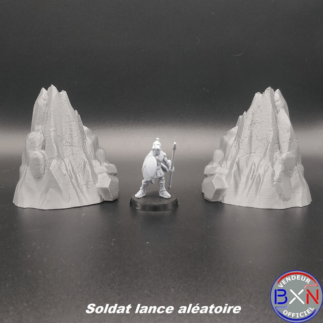 Les guerriers Spartiates : Pack 07 - Jeu de role - RPG - Miniature