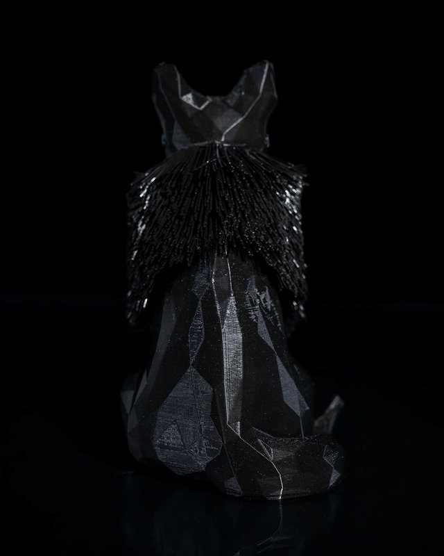 Statuette de maine coon