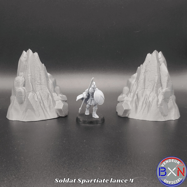 Les guerriers Spartiates : Pack 05 - Jeu de role - RPG - Miniature