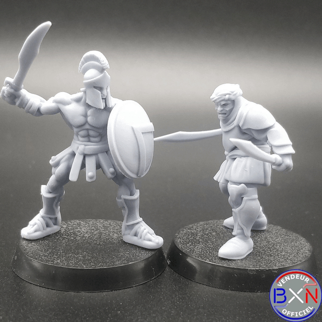 Les guerriers Spartiates : Pack COMPLET - Jeu de role - RPG - Miniature