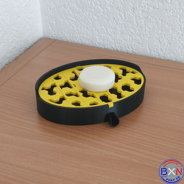 Support à savon avec drain personnalisable