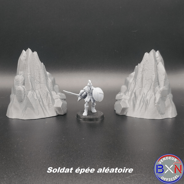Les guerriers Spartiates : Pack 06 - Jeu de role - RPG - Miniature