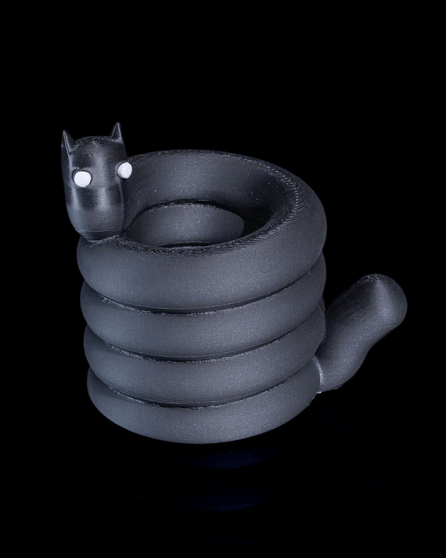 Pot à crayon chat fantôme