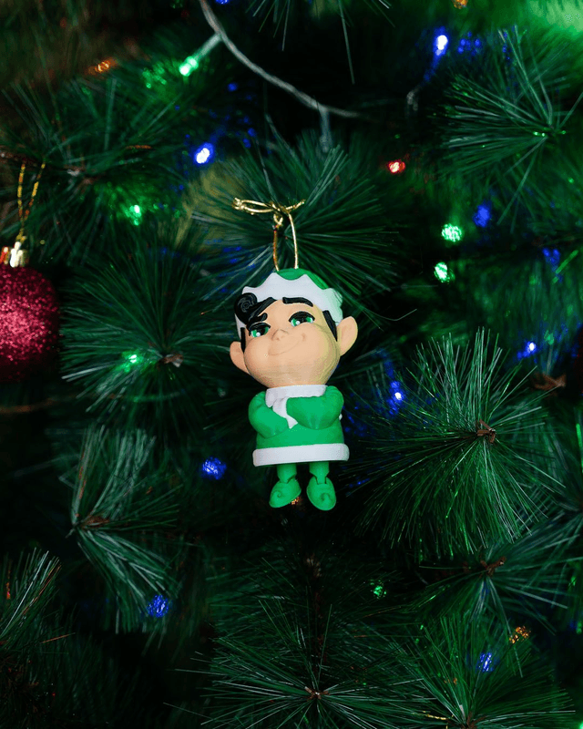 Décoration de sapin : personnages de Noël