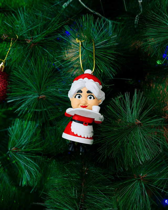 Décoration de sapin : personnages de Noël
