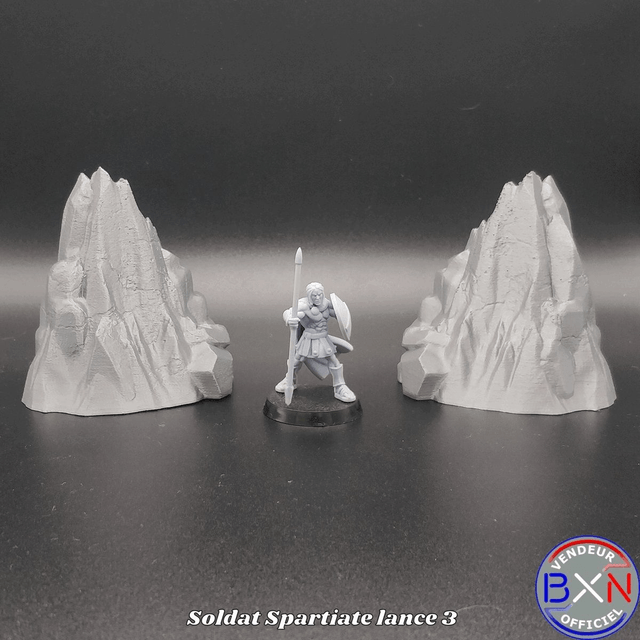 Les guerriers Spartiates : Pack 04 - Jeu de role - RPG - Miniature