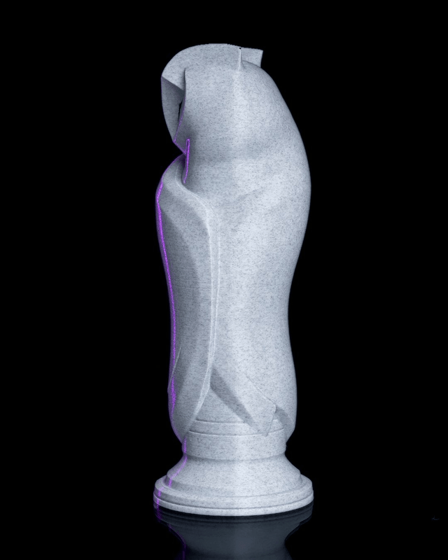 Statuette de chouette minimaliste