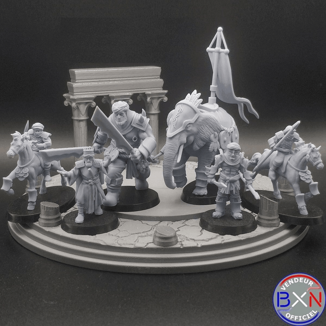 Les guerriers Perses : Pack 03 - Jeu de role - RPG - Miniature