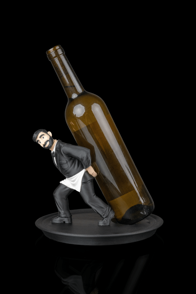 Mini-moi support bouteille de vin