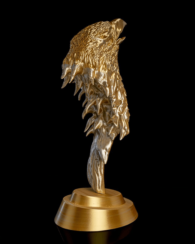 Statuette d'aigle de feu