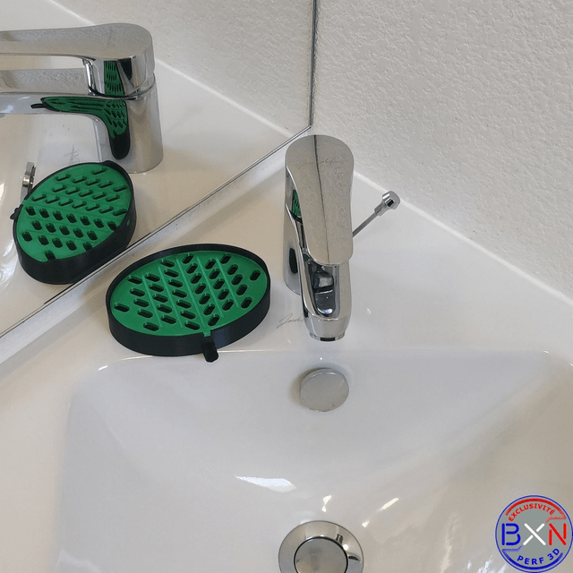 Support à savon avec drain personnalisable