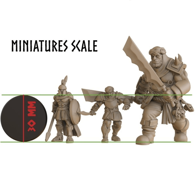Les guerriers Spartiates : Pack COMPLET - Jeu de role - RPG - Miniature