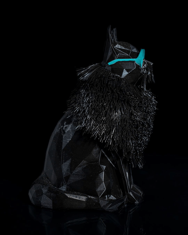 Statuette de maine coon