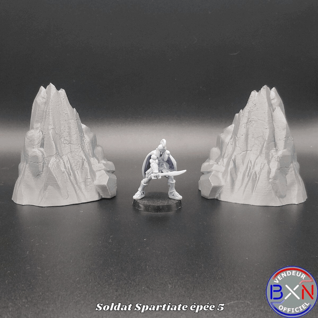 Les guerriers Spartiates : Pack 01 - Jeu de role - RPG - Miniature