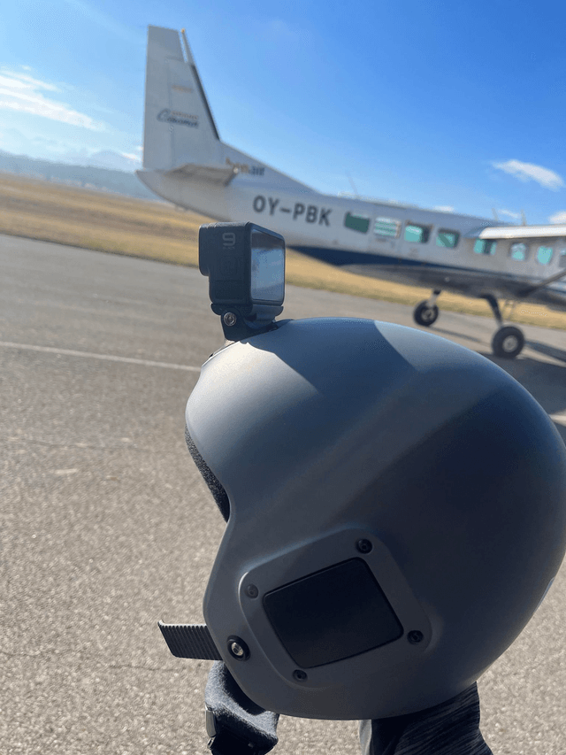Support GoPro 8 / 9 & 10 pour casque FUEL - Parachutisme