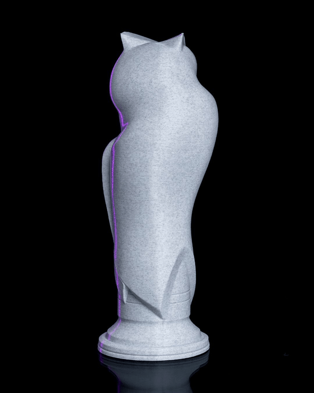 Statuette de chouette minimaliste