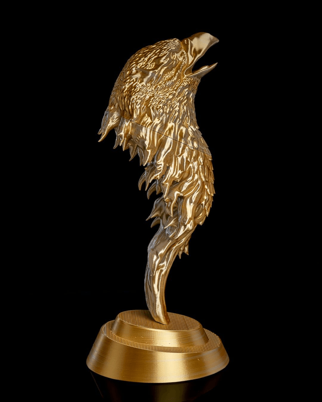 Statuette d'aigle de feu