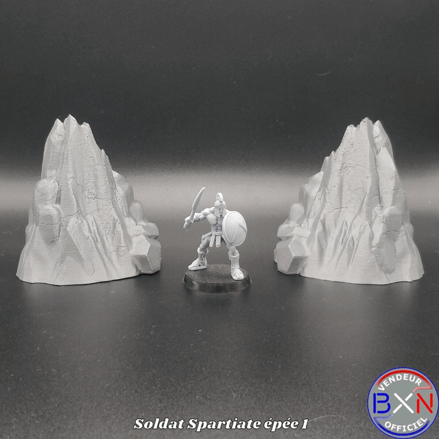 Les guerriers Spartiates : Pack 04 - Jeu de role - RPG - Miniature