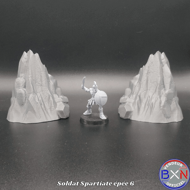 Les guerriers Spartiates : Pack 05 - Jeu de role - RPG - Miniature