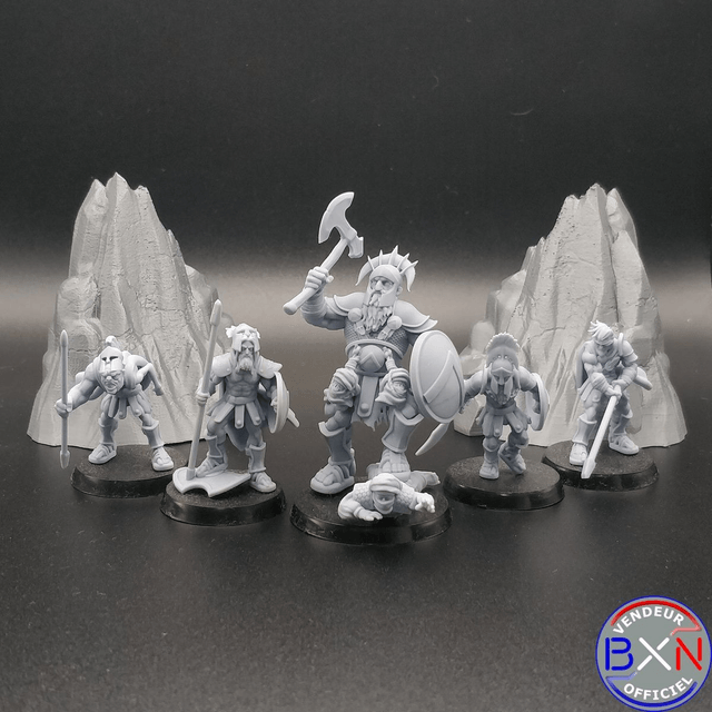 Les guerriers Spartiates : Pack 03 - Jeu de role - RPG - Miniature