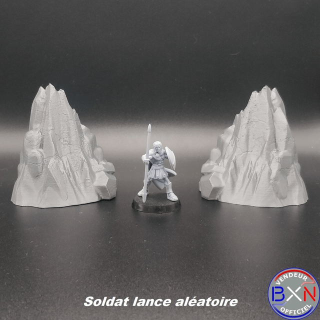 Les guerriers Spartiates : Pack 07 - Jeu de role - RPG - Miniature