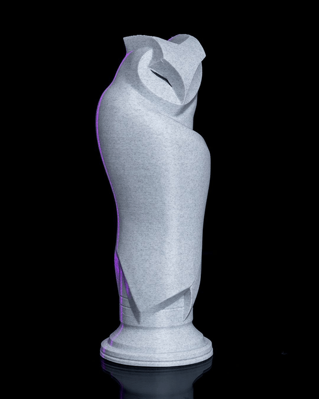 Statuette de chouette minimaliste