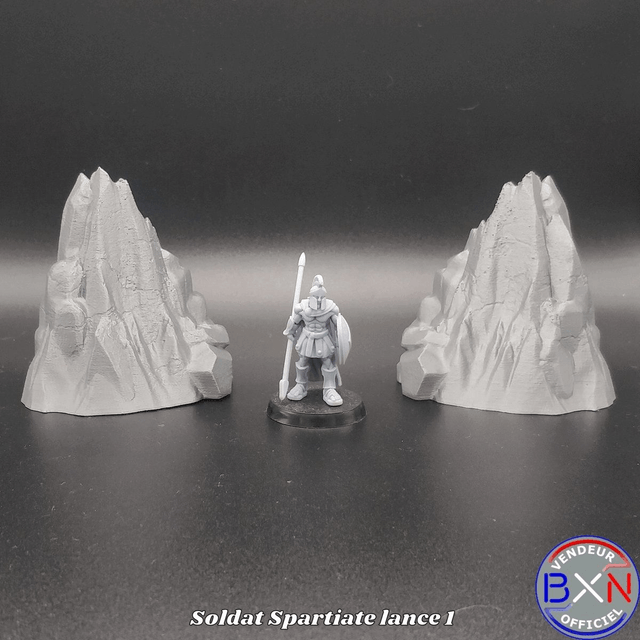 Les guerriers Spartiates : Pack 02 - Jeu de role - RPG - Miniature