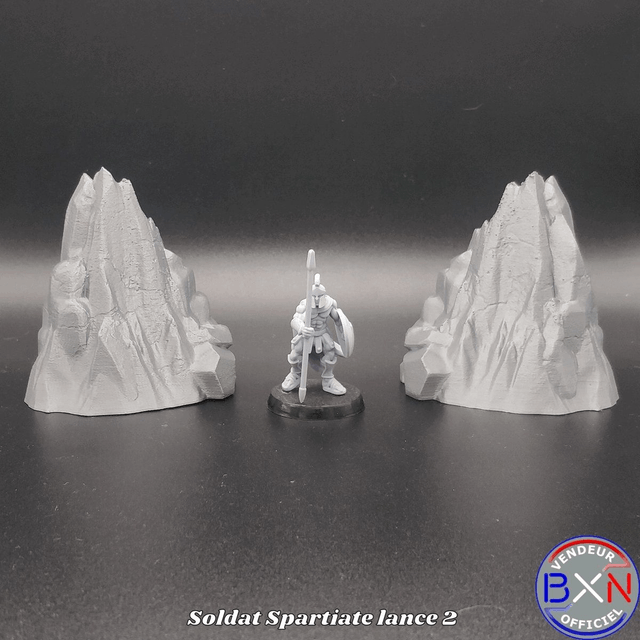 Les guerriers Spartiates : Pack 04 - Jeu de role - RPG - Miniature