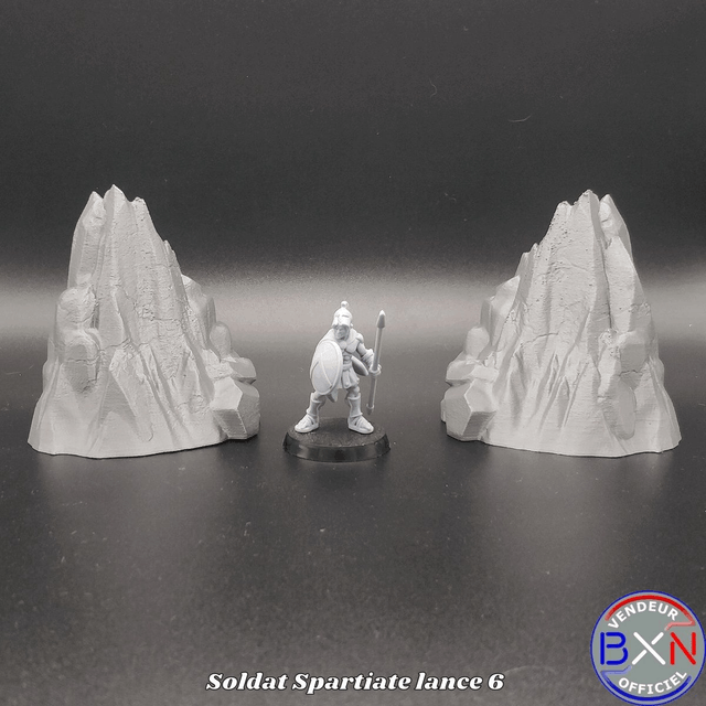 Les guerriers Spartiates : Pack 02 - Jeu de role - RPG - Miniature