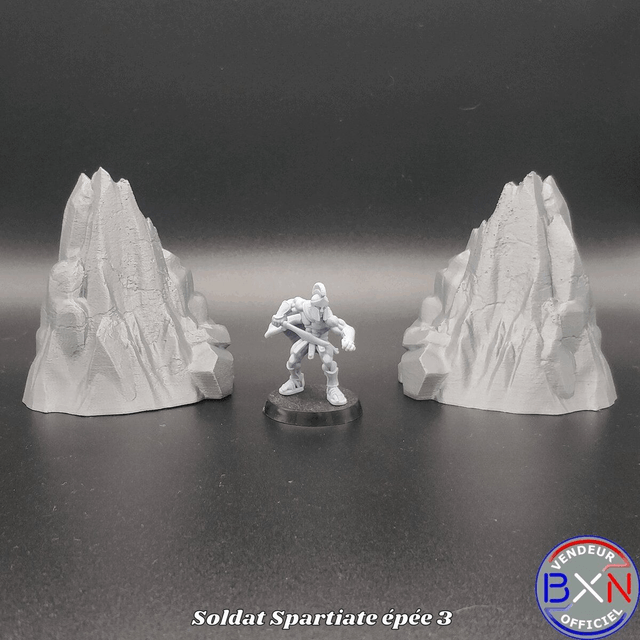 Les guerriers Spartiates : Pack 04 - Jeu de role - RPG - Miniature