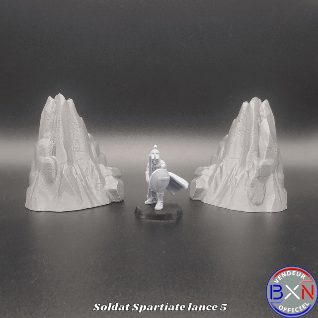 Les guerriers Spartiates : Pack 05 - Jeu de role - RPG - Miniature