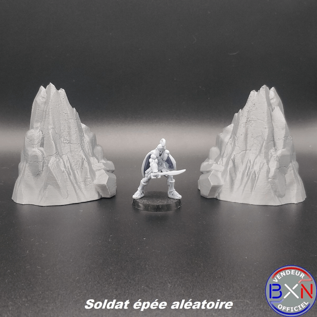 Les guerriers Spartiates : Pack 07 - Jeu de role - RPG - Miniature
