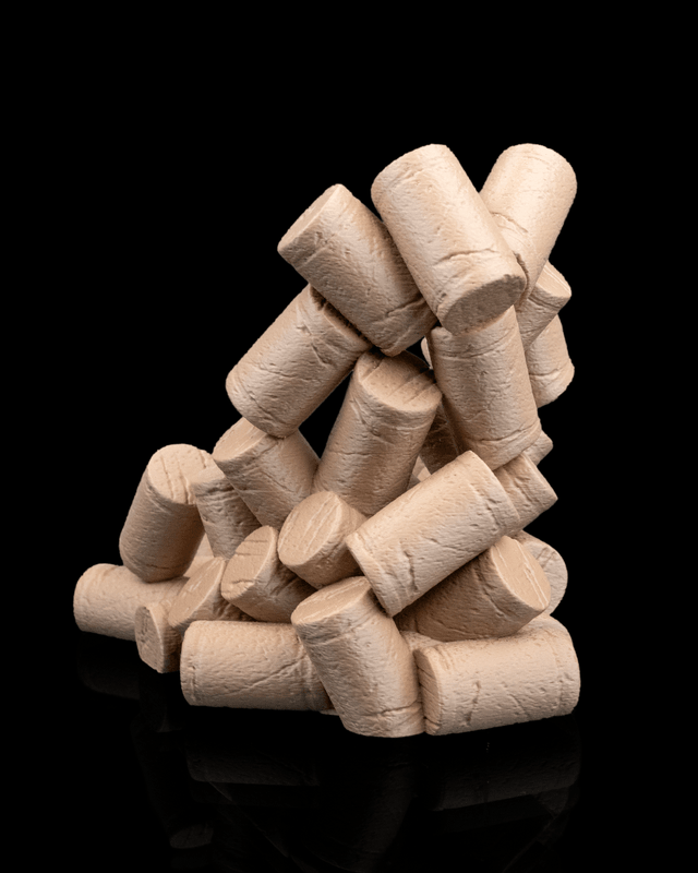 Support bouteille de vin : Bouchons de liège