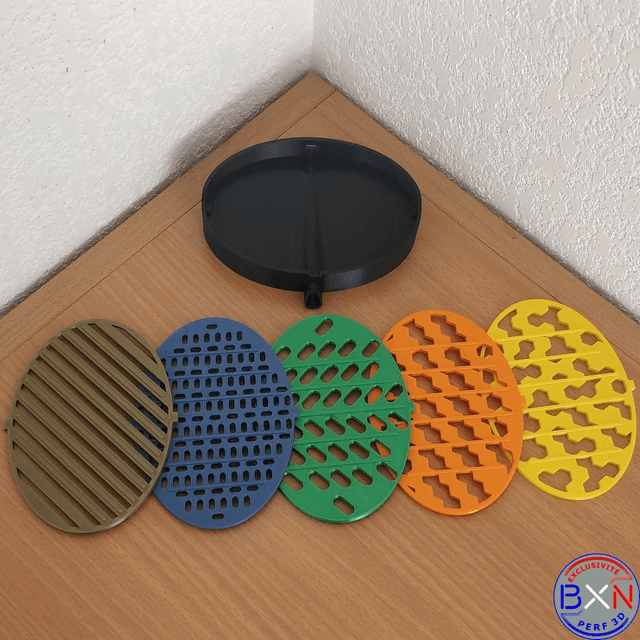 Support à savon avec drain personnalisable