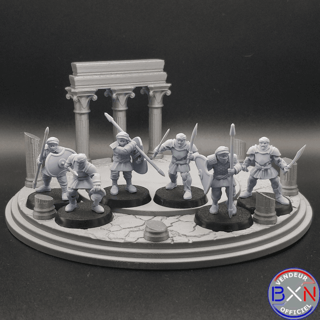 Les guerriers Perses : Pack 05 - Jeu de role - RPG - Miniature