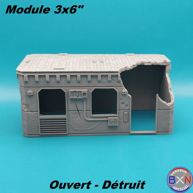VGT - Module 3x6&quot; - Ouvert - Détruit