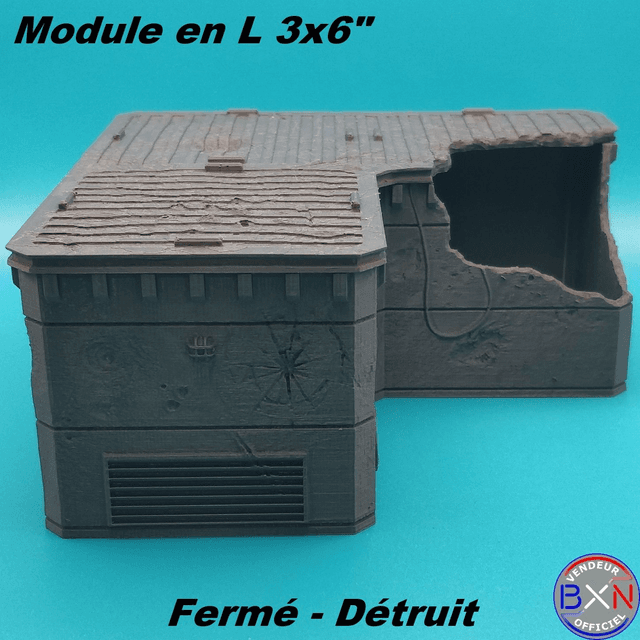 VGT - Module 3x6&quot; L - Fermé - Détruit