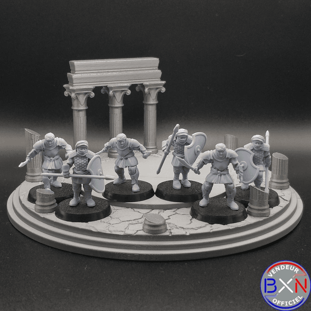 Les guerriers Perses : Pack 04 - Jeu de role - RPG - Miniature