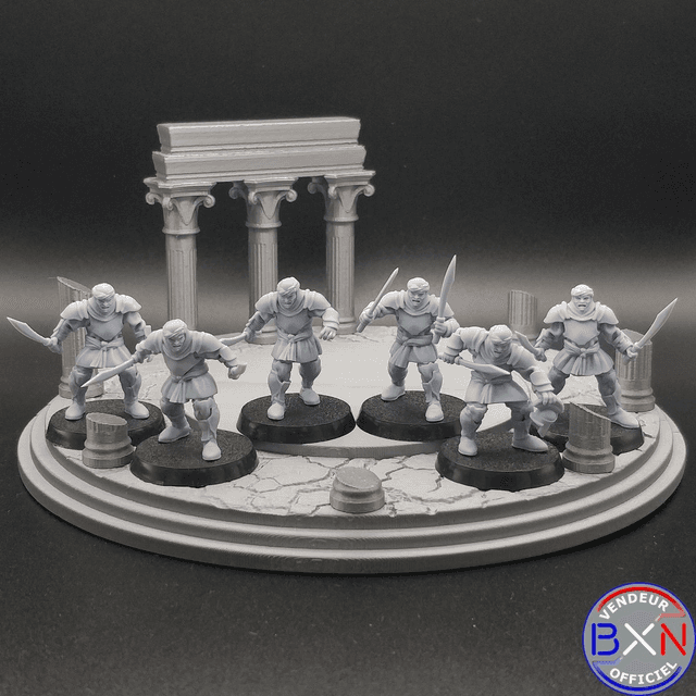 Les guerriers Perses : Pack 01 - Jeu de role - RPG - Miniature