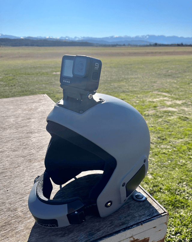 Support GoPro 8 / 9 &amp; 10 pour casque FUEL - Parachutisme