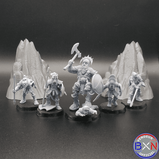 Les guerriers Spartiates : Pack 03 - Jeu de role - RPG - Miniature