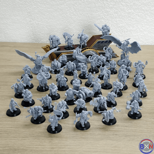 Les Guerriers Nains : Pack COMPLET - Jeu de role - RPG - Miniature