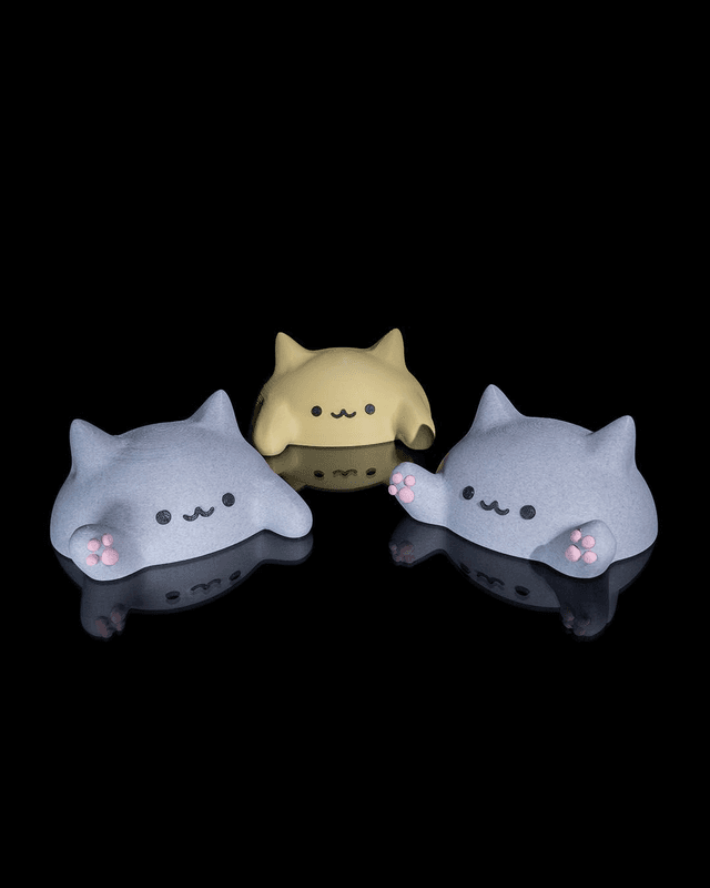Chat &quot;Blob&quot; (lot de 3)